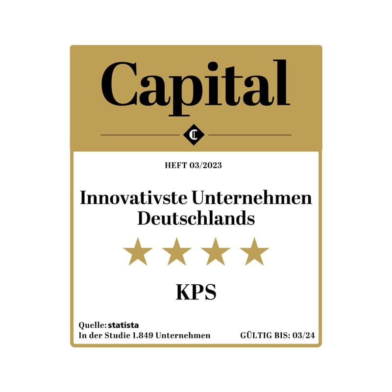 Capital Innovativste Unternehmen Deutschlands Siegel